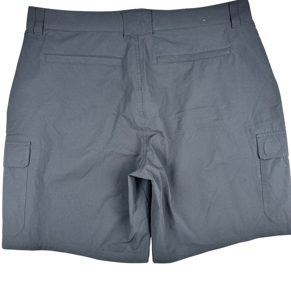 Orvis Mens Tech Cargo Shorts Black Size 42 Hiking Fishing Tech Cargo Lightweight - Picture 11 of 16